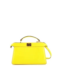 Pre-Owned Fendi East West Peekaboo ISeeU Bag Leather