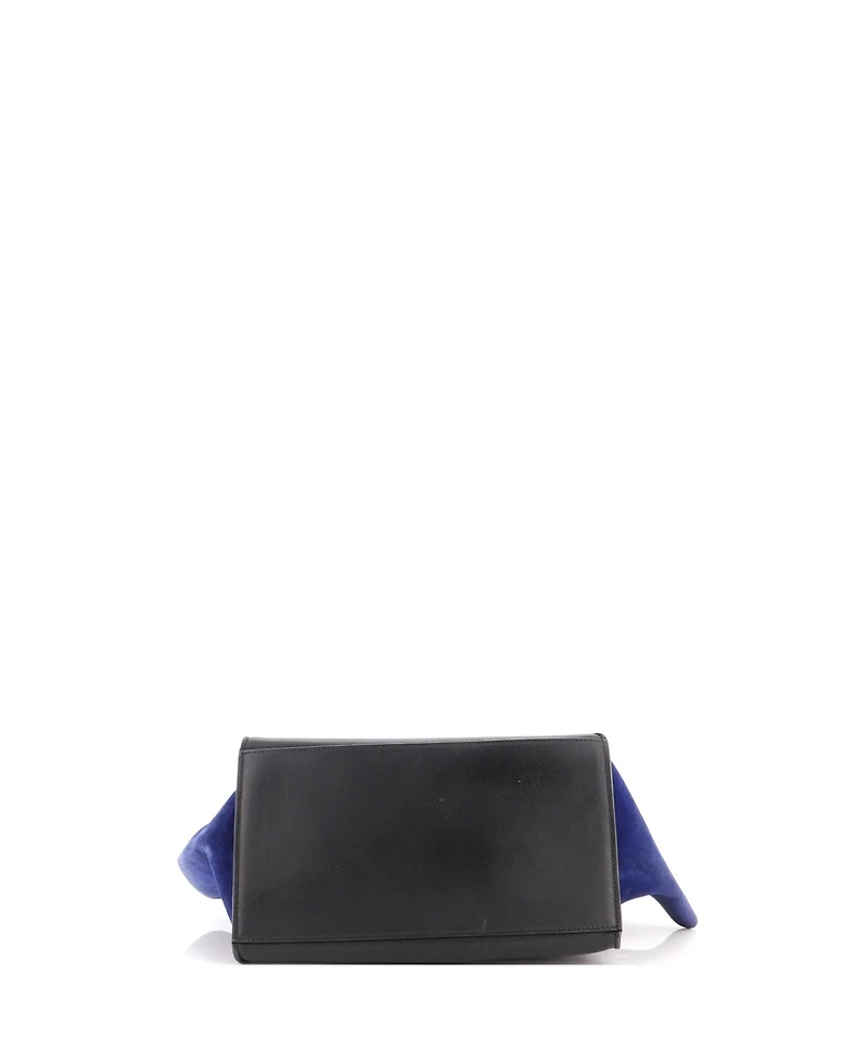 Pre-Owned Celine Medium Tricolor Trapeze Bag Leather