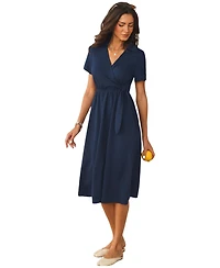 Cupshe Women's Primrose Blue Midi Beach Dress