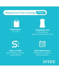 Intex Swimming Pool Easy Set Filter Cartridge Replacement