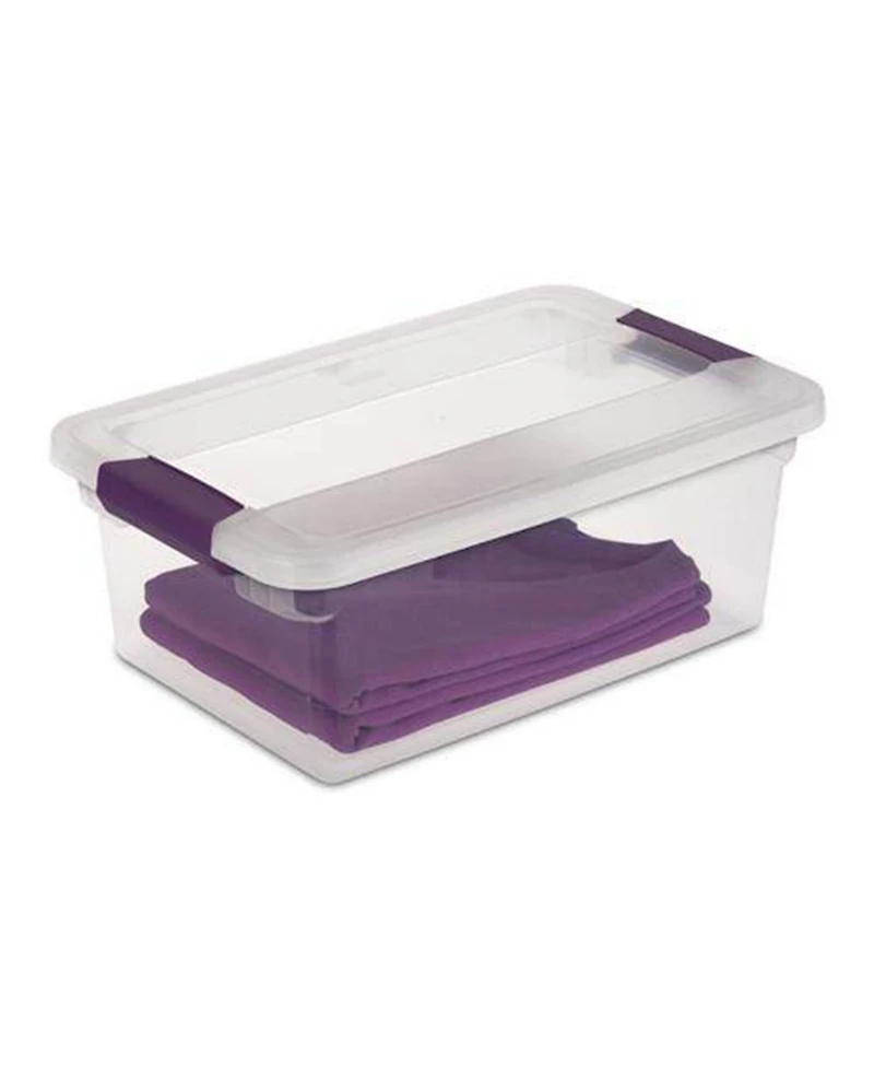 Sterilite 15 Quart Storage Tote, 12 Pack, and 6 Quart Storage Tote, 12 Pack