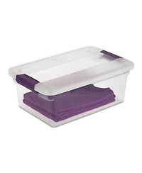 Sterilite 15 Quart Storage Tote, 12 Pack, and 6 Quart Storage Tote, 12 Pack