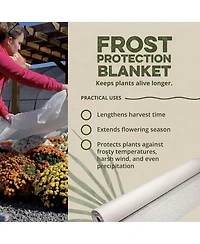 DeWitt N-Sulate 12' x 250' Plant Cover Freeze Protection Frost Blanket, (5 Pack)