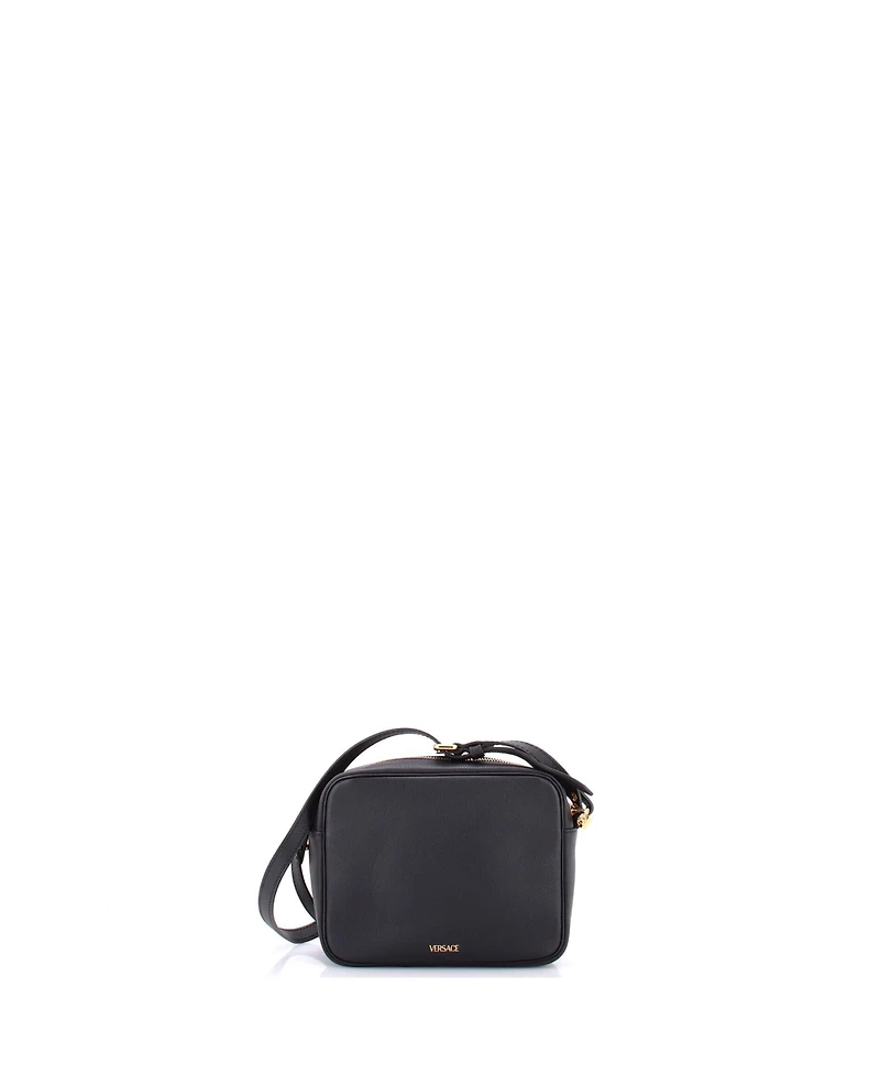 Pre-Owned Versace Small La Medusa Flap Pocket Camera Bag Leather