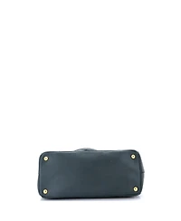 Pre-Owned Prada Medium Bicolor Double Zip Lux Tote Saffiano Leather