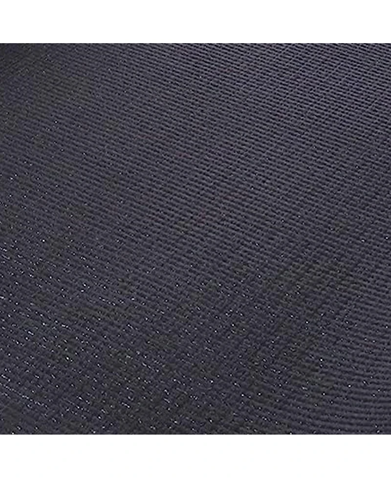 Signature Fitness All Purpose High Density No Tear Exercise Yoga Mat, Black