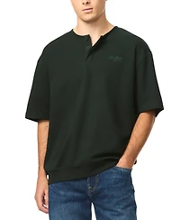 Buffalo David Bitton Men's Kafael Short-Sleeve Textured Henley Shirt