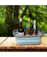 Piscifun 2 Pack Collapsible Sink Foldable Dish Tub Portable Washing Basin For Camping Home