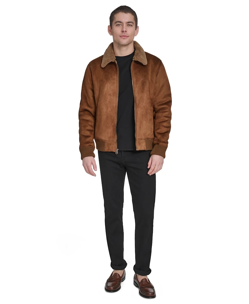 Levis Men's Faux Shearling Bomber Jacket