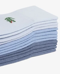 Lacoste Men's Ribbed Crew Socks, 6-Pack