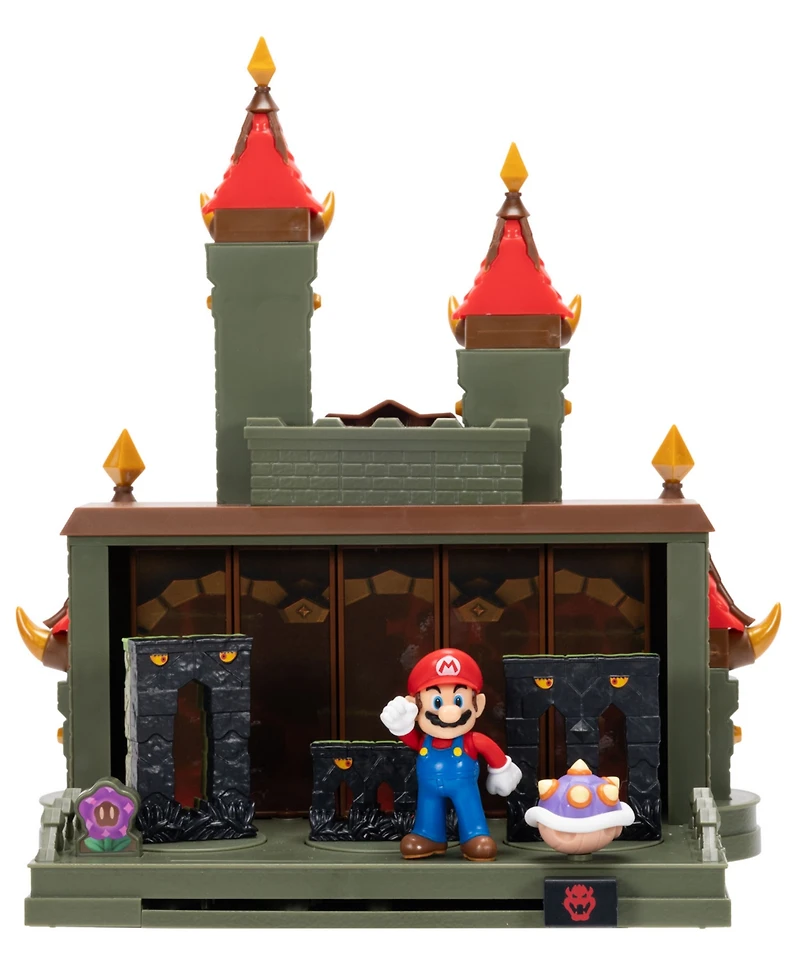Super Mario Deluxe Wonder Bowser Jr. Castle Battle Interactive Playset, Ages 3+, Created for Macy's