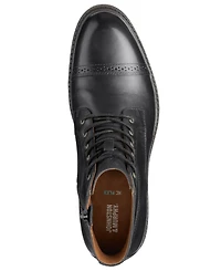 Johnston & Murphy Men's Keegan Round-Toe Inside Zipper Boots