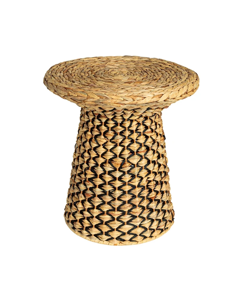 Household Essentials Braided Geometric Side Table