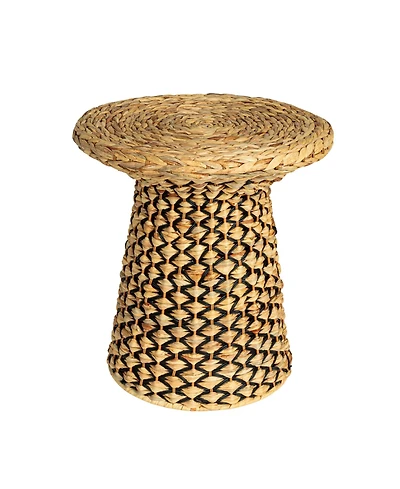 Household Essentials Braided Geometric Side Table