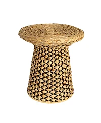 Household Essentials Braided Geometric Side Table