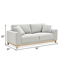 Camelle 2-Seat Fabric Sofa, Macy's Exclusive