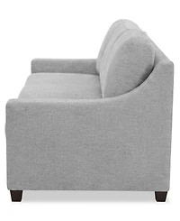 Lorrana 3-Seat Curved Arms Fabric Reversible Back Cushion Sofa, Macy's Exclusive