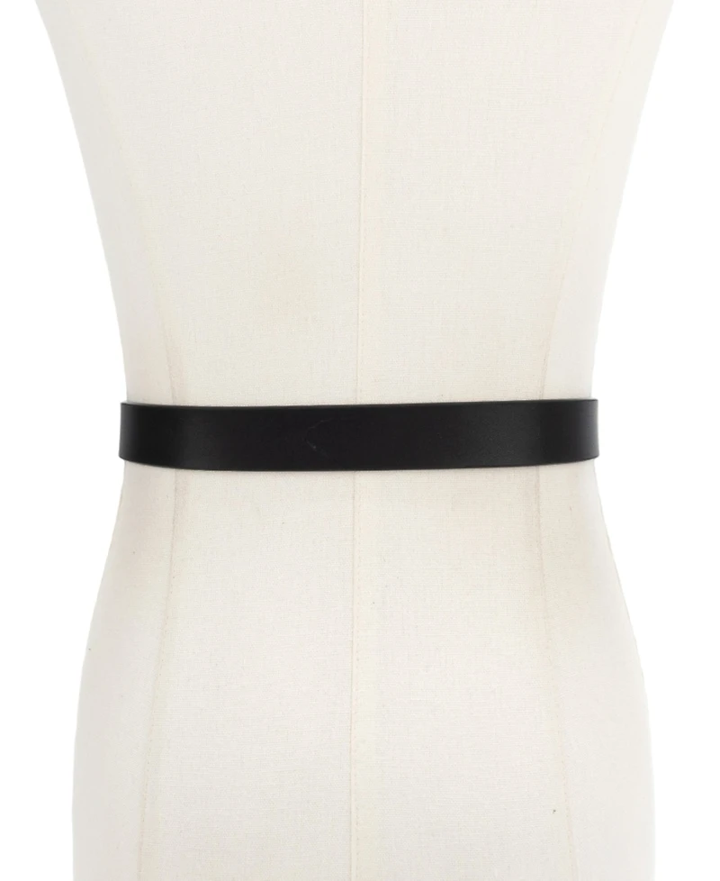 Michael Kors Mk Buckle Leather Belt