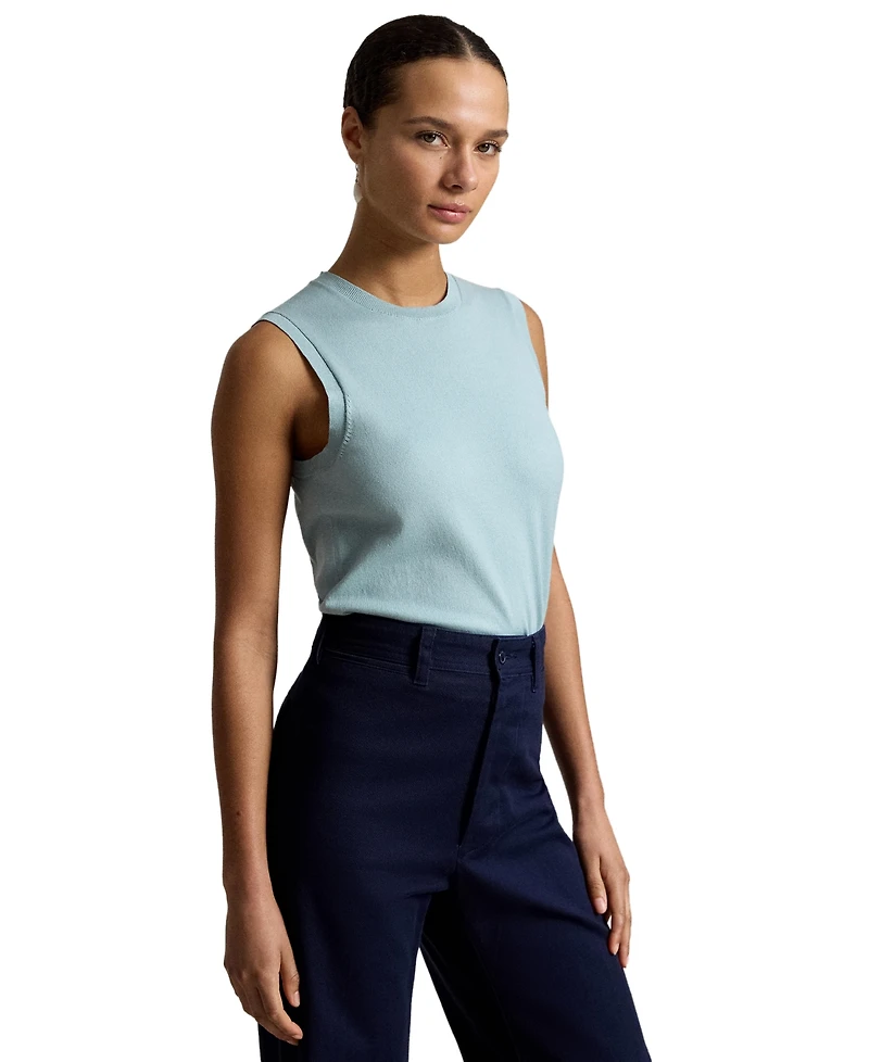 Polo Ralph Lauren Women's Sleeveless Crewneck Sweater