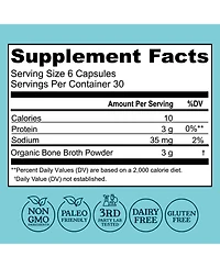Left Coast Performance Bone Broth Capsules, 180 Count
