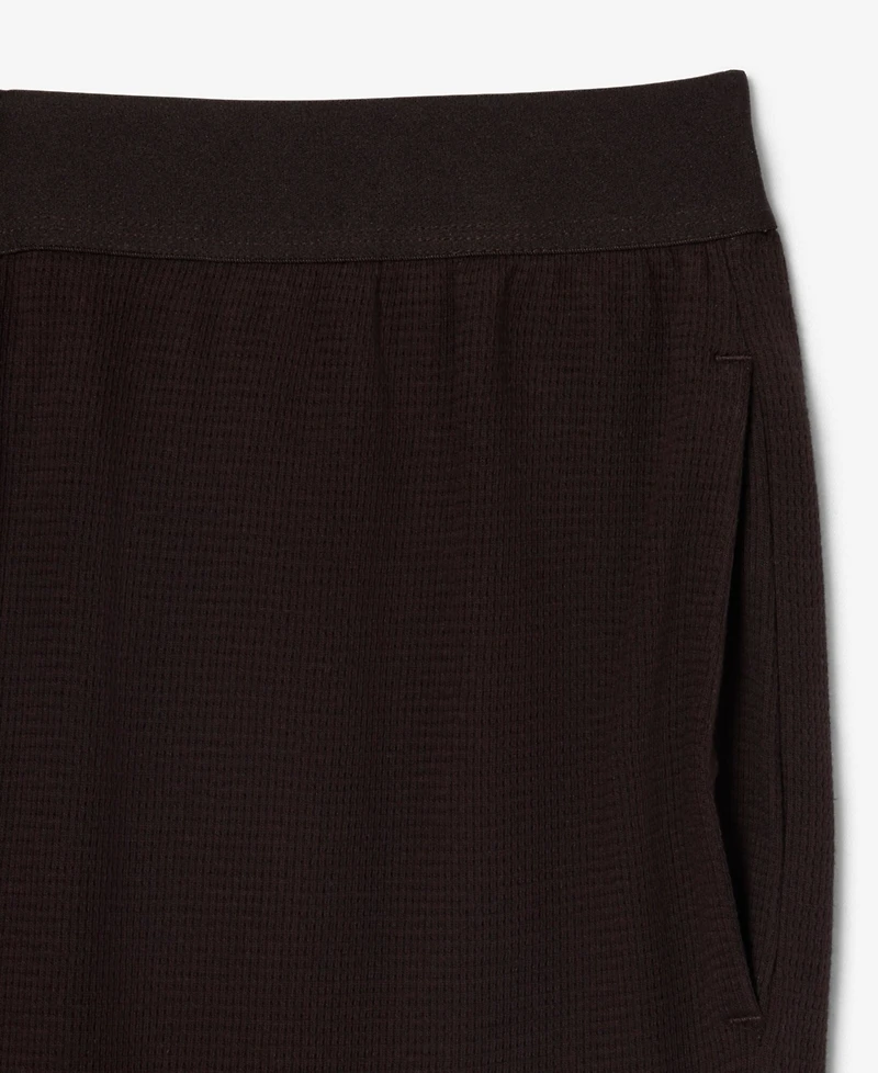 Lacoste Men's Straight-Fit Lounge Waffle-Knit Pajama Pants