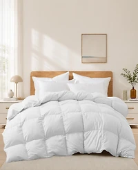 Unikome All-Season Goose Down Feather Fiber Comforter