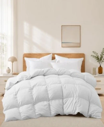 Unikome Soft All Season White Down Feather Fiber Comforter