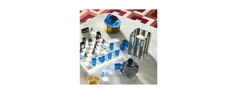 Z Gallerie Bande Crystal Glass Vase