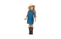 Dress Up America Girls Farmer Costume Set