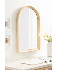 Kate and Laurel Hatherleigh Arch Wood Wall Mirror