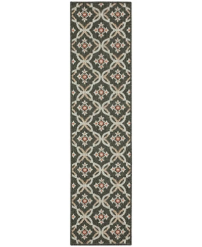 Oriental Weavers Latitude 1904K Gray 1'10" x 7'6" Runner Rug