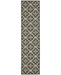 Oriental Weavers Latitude 1904K Gray 1'10" x 7'6" Runner Rug