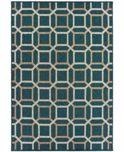 Oriental Weavers Latitude 806b3 Blue Area Rug