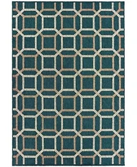 Oriental Weavers Latitude 806b3 Blue Area Rug