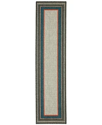 Oriental Weavers Latitude 8021L Gray 1'10" x 7'6" Runner Rug