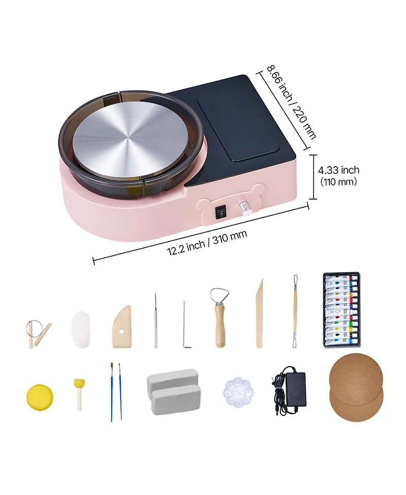 Yobtop Mini Pottery Wheel for Kids and Adults