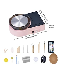 Yobtop Mini Pottery Wheel for Kids and Adults