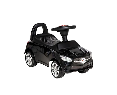 Yobtop Kids Ride On Push Car - Foot-to-Floor Walking Sliding Toy Car for Toddler with Working Horn, Music, Headlights and Storage