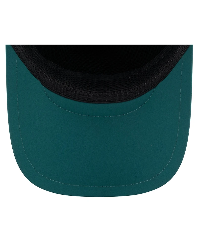 New Era Men's Midnight Green Philadelphia Eagles 2026 Sideline Apex 9FORTY Adjustable Trucker Hat