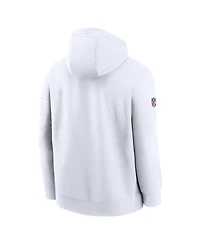Nike Men's Los Angeles Rams Fearsome White End Drive Fleece Hoodie