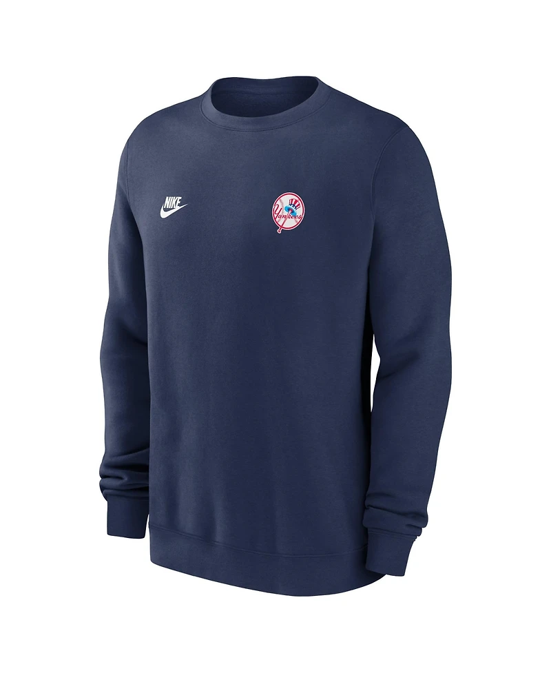 Nike Men's Navy New York Yankees Cooperstown Diamond Sweatshirt