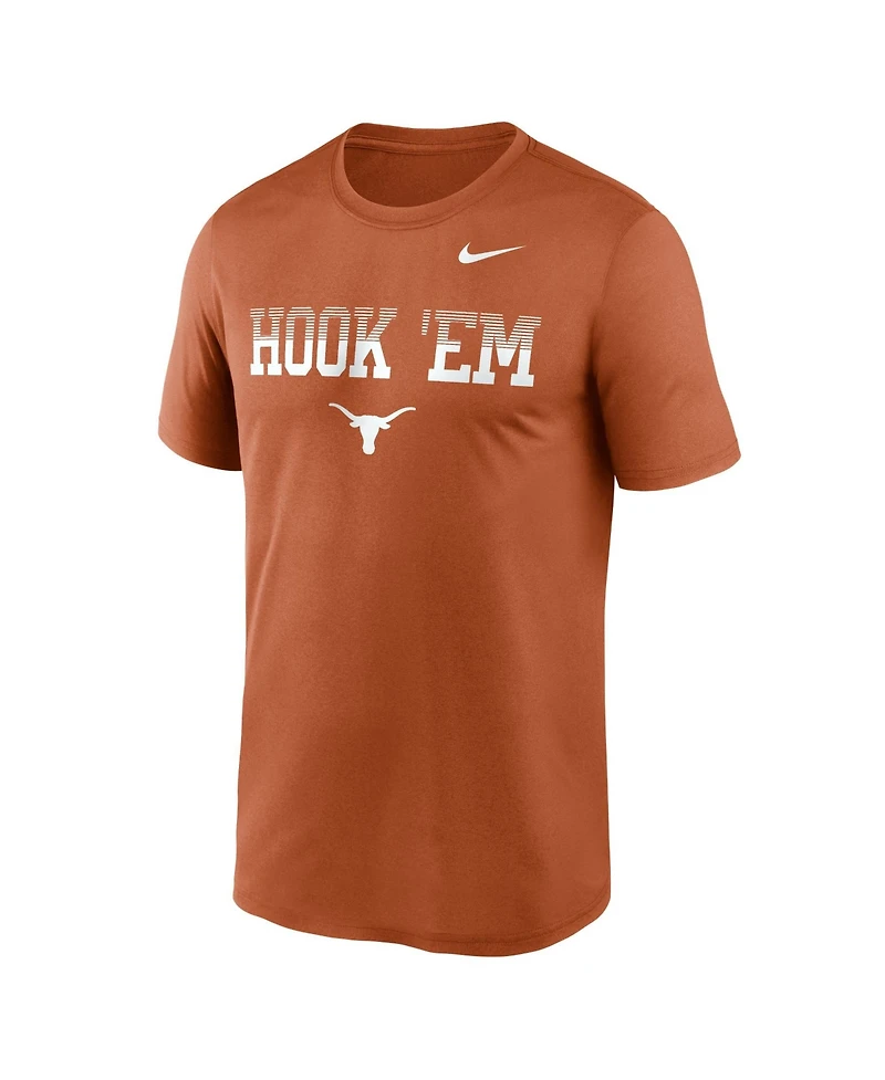 Nike Men's Texas Orange Longhorns Primetime Legend Kinetic Mantra Dri-fit T-Shirt