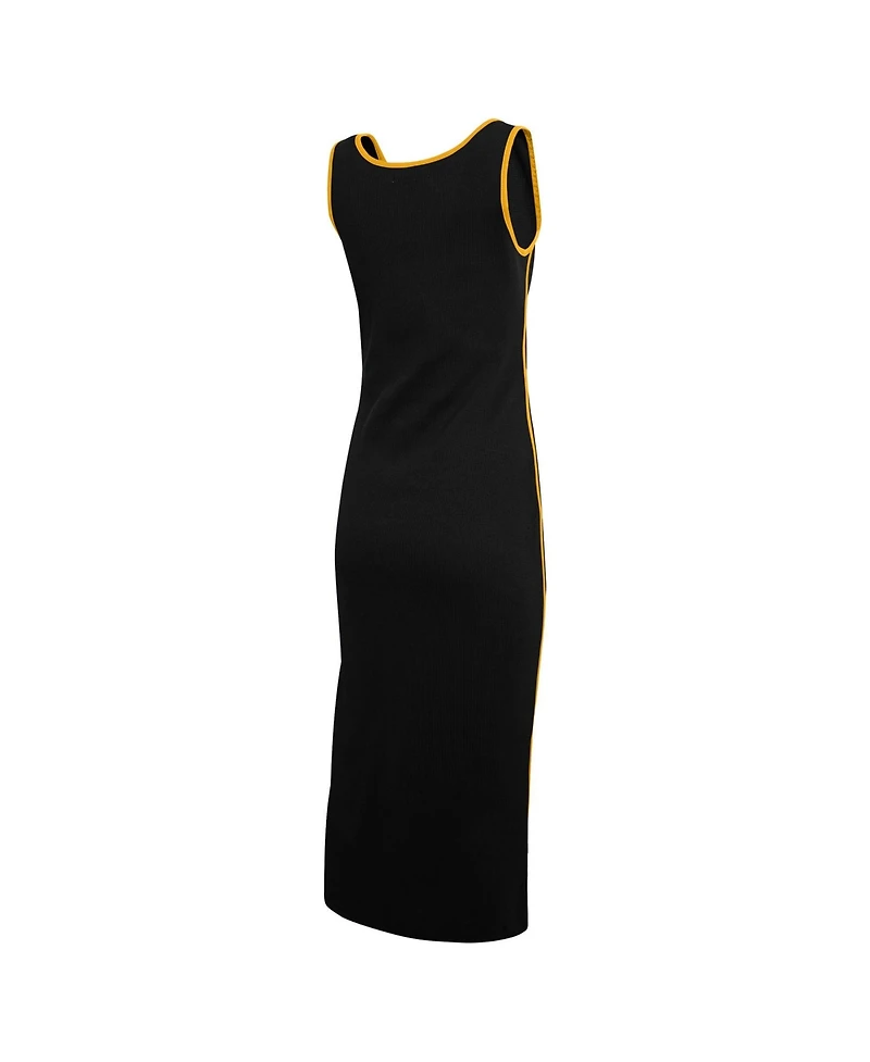 Wear by Erin Andrews Women's Black Pittsburgh Steelers Ribbed Tank Dress