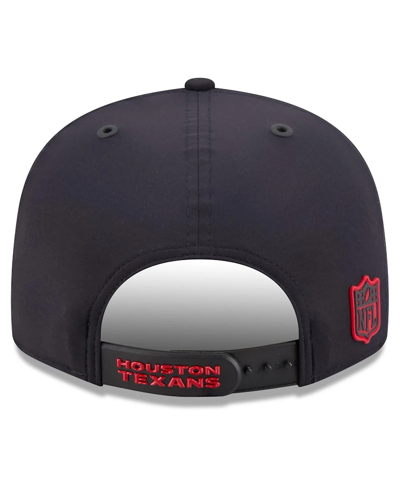 New Era Men's Navy Houston Texans 2026 Sideline 9FIFTY Snapback Hat