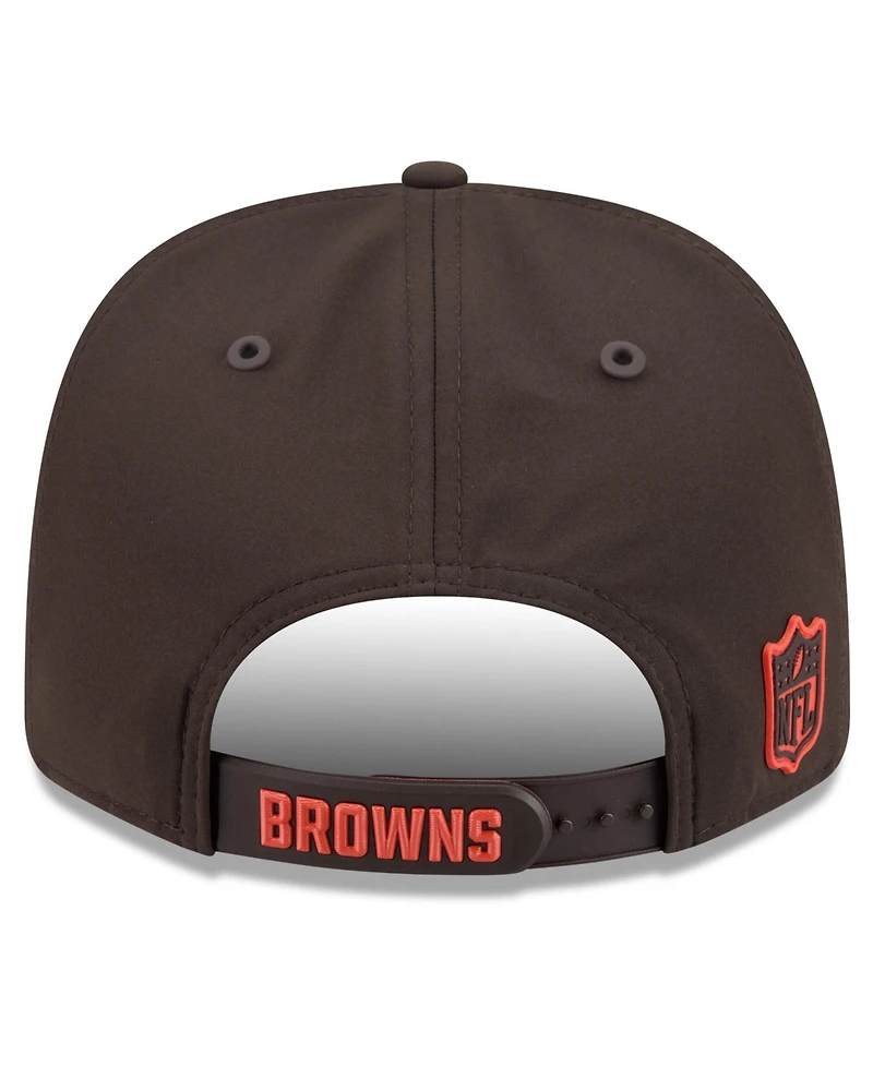 New Era Men's Brown Cleveland Browns 2026 Sideline 9SEVENTY Adjustable Hat