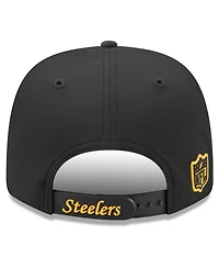 New Era Men's Black Pittsburgh Steelers 2026 Sideline Throwback 9SEVENTY Adjustable Hat