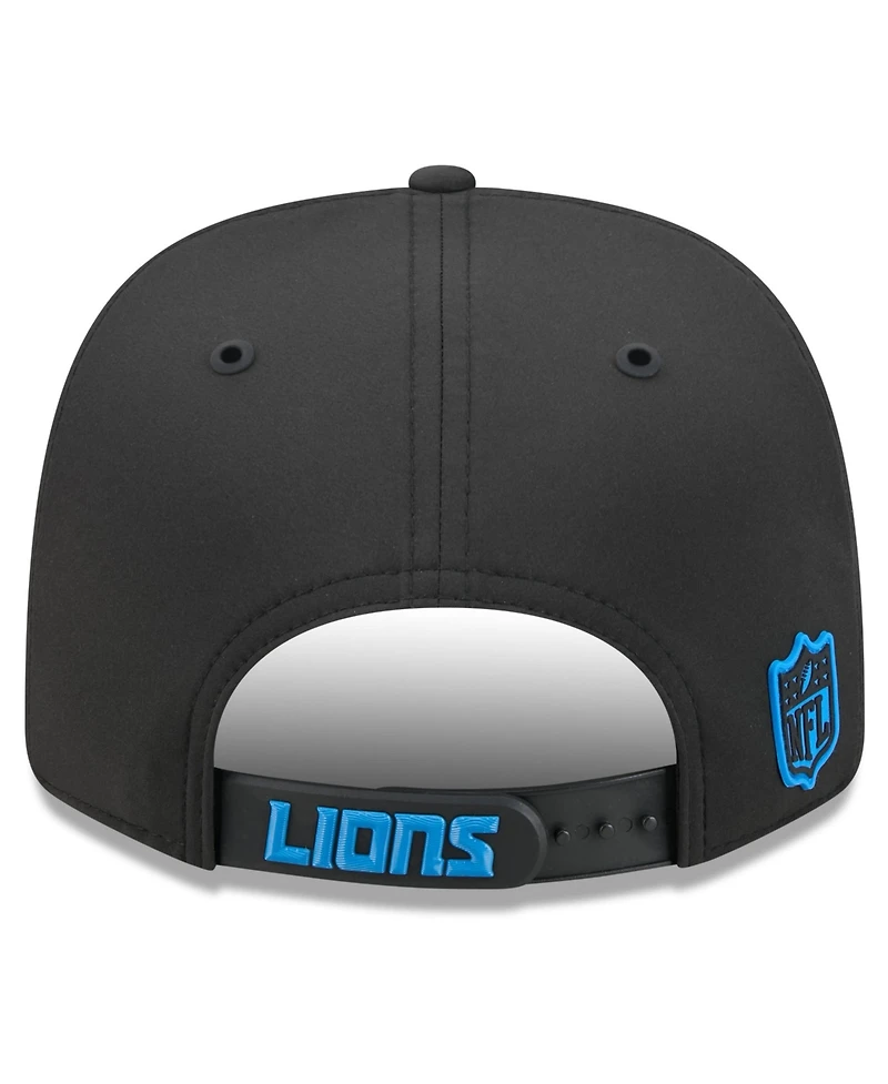 New Era Men's Black Detroit Lions 2026 Sideline 9SEVENTY Adjustable Hat