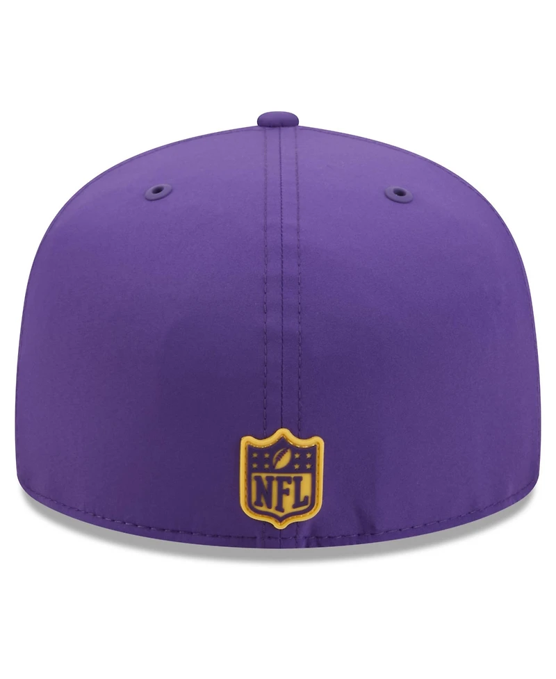 New Era Men's Purple Minnesota Vikings 2026 Sideline 59FIFTY Fitted Hat