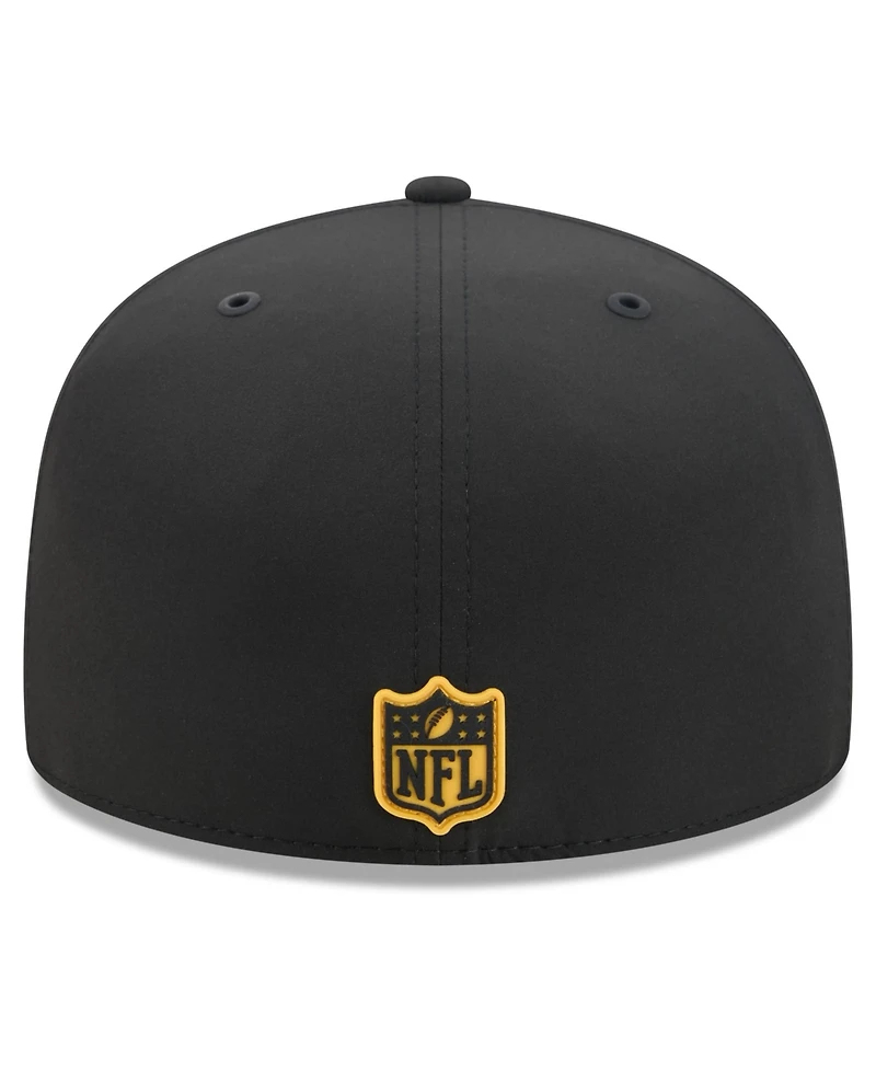 New Era Men's Black Pittsburgh Steelers 2026 Sideline 59FIFTY Fitted Hat