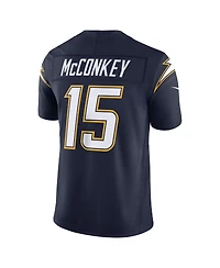 Nike Men's Ladd McConkey Navy Los Angeles Chargers Alternate Super Vapor F.u.s.e. Stitched Limited Jersey